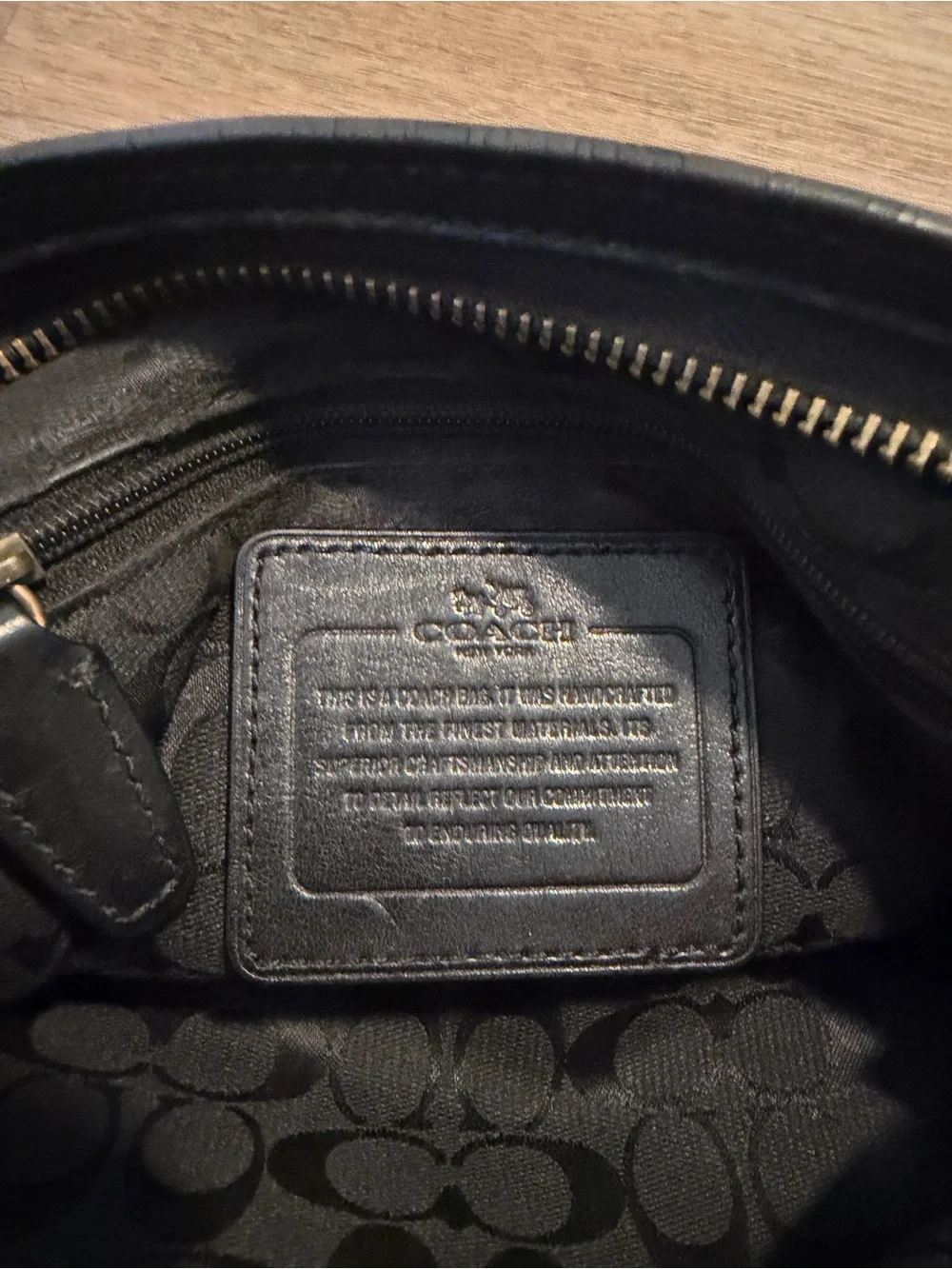 Coach Black Leather Soho small Bucket Bag Shoulder Bag Y2K Vintage